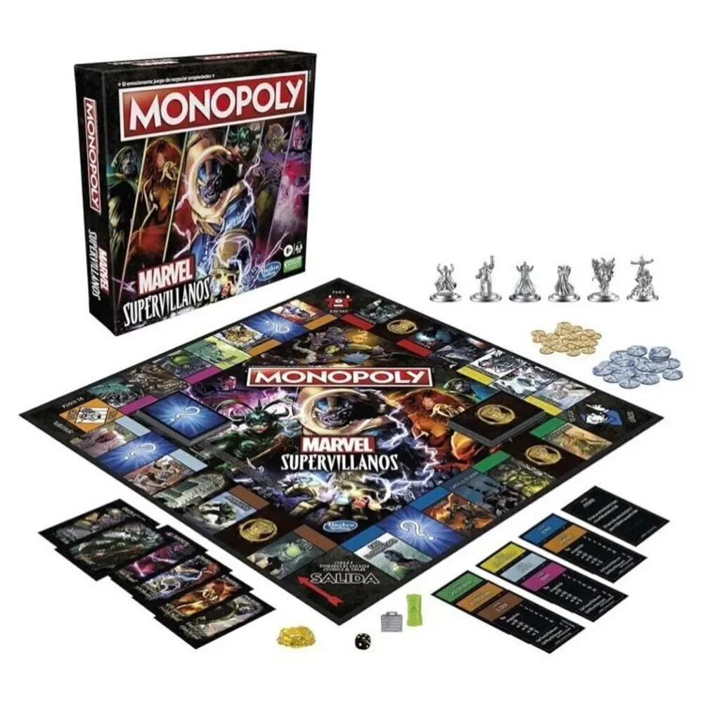 HASBRO - NWT Monopoly Marvel Super Villains Edition. Sealed Box